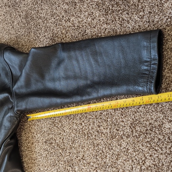 Danier Leather Coat Men's Large Long Tall - Picture 7 of 16